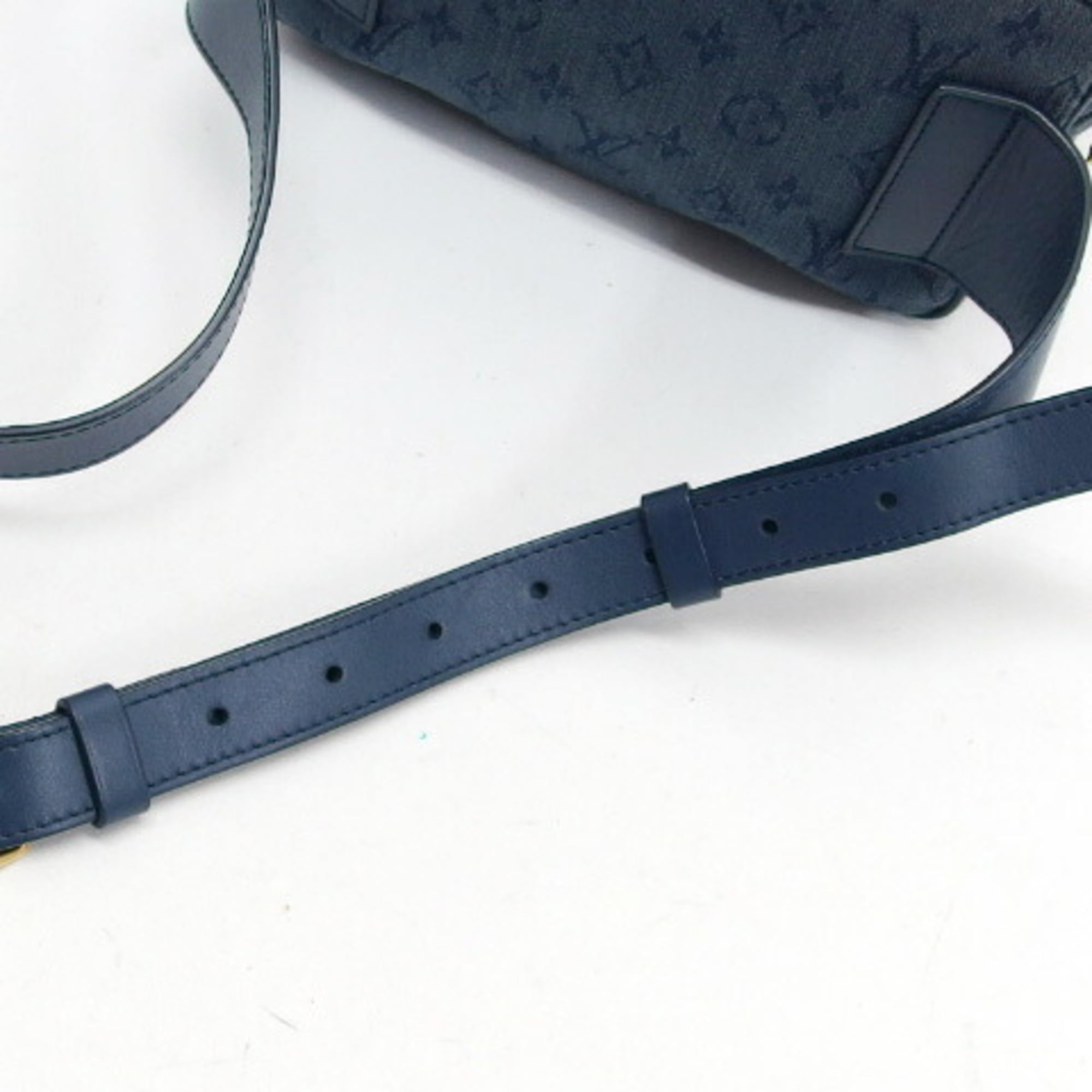 Louis Vuitton 232312 Denim Outdoor Bumbag Fanny Pack Belt Bag Waist Pouch