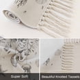 thumbnail image 6 of Grey Coastal Area Rug 3'x5',Summer Eucalyptus Leaves Beach Ocean Starfish Nautical Woven Cotton Tassels Kitchen Rugs,Non Slip Indoor Door Mat Throw Carpet for Entryway Living Room Laundry Room, 6 of 9