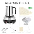 thumbnail image 2 of Kit para hacer velas SAEUYVB con fundidor de cera, 2,27 kg de cera de soja, 2 of 7
