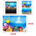 thumbnail image 1 of facefd Ocean PVC Aquarium Background Poster Fish Tank Decoration Landscape 30x52cm, 1 of 7