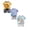 6pcs Baby Boys Summer Outfits-Yellow+Sky Blue+Khaki, variant on Gerichy Toddler Boys Dressy Outfit Sets 6Pcs Toddler Baby Boy Clothes 1t 2t 3t 4t 5t 6t Cute Short Sleeve T Shirt Tops Shorts Sets