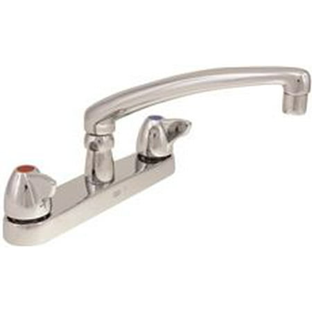 UPC 670240365391 product image for Zurn Widespread Faucet, 8 In., Dome Lever Handles, Lead Free | upcitemdb.com