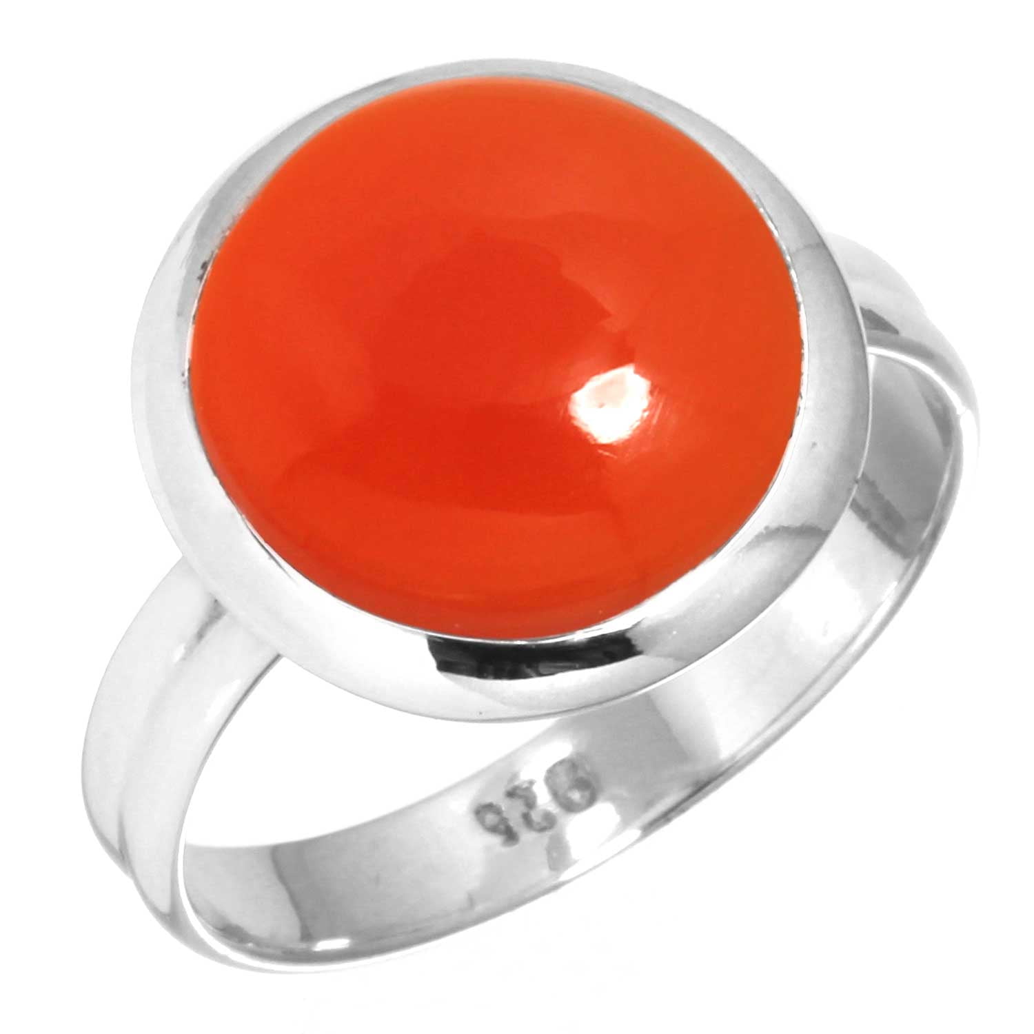 Carnelian Ring, 925 Sterling Silver Ring, Natural Carnelian and Pearl Ring,  Two Tone Ring, Wide Ring, Flower Textured Ring Handmade Jewelry - Etsy