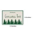 thumbnail image 2 of Dmlowu Christmas Place Mats - Heat Proof Christmas Placemats for Dining Table, Non-Slip Table Mats for Party Holiday Decor, 12x18" Christmas Decorations Winter Placemats, 2 of 6