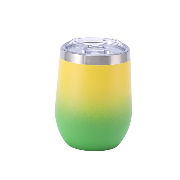 Taza de cáscara de huevo de 12 oz Swig304, taza de vino tinto de acero inoxidable, gran panza, taza de agua con conservación del calor en forma de U