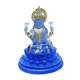 thumbnail image 4 of Estatua de Buda sentado Figura de Buda Decoración del hogar Manualidades Baño Regalos Manualidades Azul, 4 of 9
