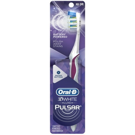 Oral-B 3D White Luxe Pulsar Manual Toothbrush, Medium