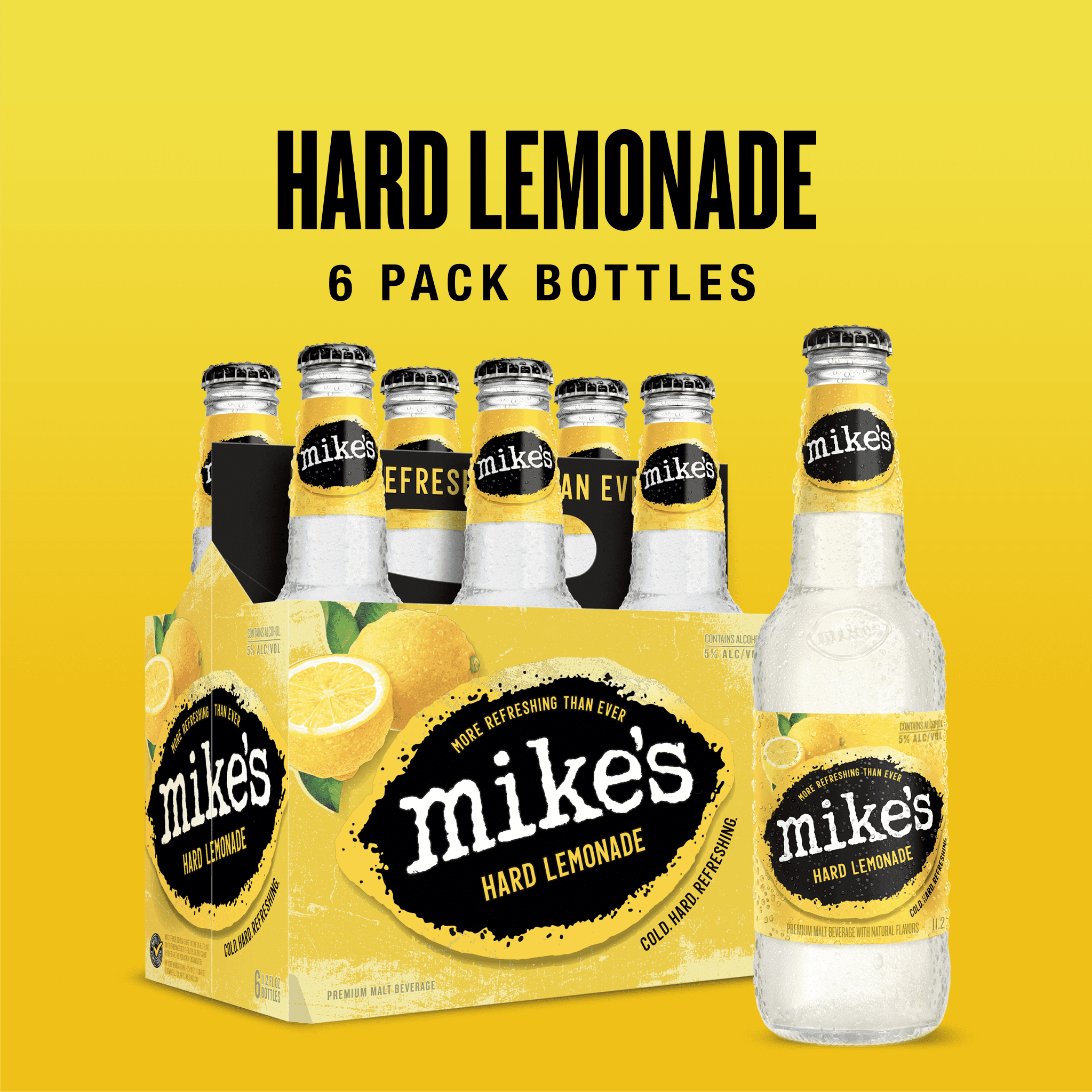 Reusable Tote Bag "Mike's Hard Lemonade" small 10" X 9" X 4" 