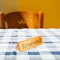 thumbnail image 2 of Shisuyan Seat Reservation Sign Brown Modern Minimalist Design 1Pcs 6x1.8in, 2 of 9
