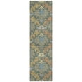 thumbnail image 2 of Addison Rugs Chantille Indoor/Outdoor Traditional Damask Basil Machine Washable Runner Rug, 2'3" x 7'6", 2 of 8