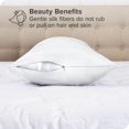 100 Mulberry Silk Body Pillowcase for Hair and Skin Zipper