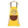 thumbnail image 2 of Walbest Waterproof Oil-Proof Cartoon Wreath Rabbit Printed Apron for Kitchen Nail Shop Apron, 2 of 7