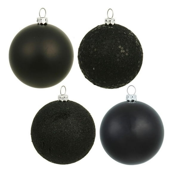 Adorno Navideño Vickerman Bola Negra 4 Acabados 2.75" x20