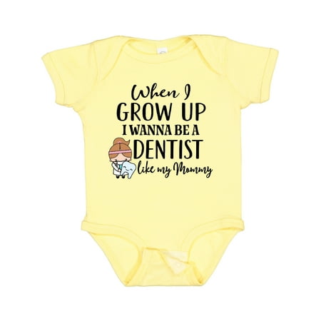 

Inktastic Future Dentist Like Mommy Gift Baby Girl Bodysuit