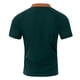 thumbnail image 5 of pstuiky camisetas para hombre, Camiseta de manga corta con cuello alto, cordón en el pecho y colores lisos para hombre camisas casuales para hombre xl, 5 of 8