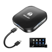 Herilary Wireless Carplay Adapter Android Auto Car Play for OEM Wired Carplay Magic Box Cars Stereo Convent Wired to Wireless CarPlay Dongle,Plug and Play