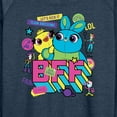 thumbnail image 3 of Toy Story 4 - Bff Ducky Bunny - Women's Lightweight French Terry Long Sleeve Shirt, 3 of 5