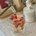 thumbnail image 5 of Ke1Clo Dried Flower Candle under $5! Clear Jelly Wax Aromatherapy Scented Candle for Bedroom Romantic Home Decor 3.35x2.76 inch, 5 of 7