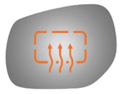 Burco Side View Mirror Replacement Glass - Clear Glass - 4534H