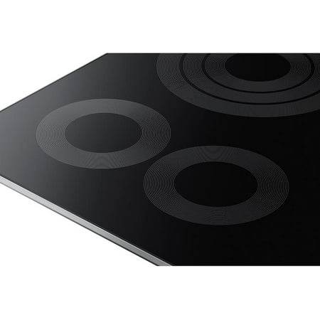 Samsung - 36" Electric Cooktop with WiFi and Rapid Boil - Stainless Steel