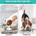 thumbnail image 4 of Dog Food Mat Ethnic Bohemian Tribal Style patterns Earthy Non-Slip Absorbent Waterproof Quick Dry Washable for Pet Feeding Area, 4 of 7
