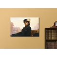 thumbnail image 3 of Portrait of an Unknown Woman by Ivan Kramskoy - Canvas Wall Art Famous Fine Art Reproduction| World Famous Painting Replica on Wrapped Canvas Print Ready to Hang - 32" x 48", 3 of 3