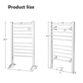 thumbnail image 2 of Costway 2-in-1 Towel Warmer 150W Freestanding & Wall-mounted Drying Rack w/Timer, 2 of 10