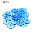 thumbnail image 3 of Uxcell 24mm Round Transparent Plastic Golf Ball Markers for Flat Position Mark Blue 100 Pack, 3 of 5