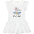 thumbnail image 3 of Inktastic Will You Be My Godfather? Elephants Moon and Stars Girls Toddler Dress, 3 of 5