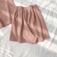 thumbnail image 5 of WRKEKC Pajamas for Women Set Seamless Ribbed Tank and Soft Jersey Shorts Pajamas Loungewear Sleep Set Home Wear, 5 of 7