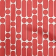 thumbnail image 1 of oneOone Polyester Spandex Red Fabric Geometric Dress Material Fabric Print Fabric By The Yard 56 Inch Wide, 1 of 4