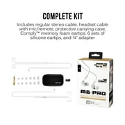 MEE audio M6 PRO In Ear Monitor Headphones for Musicians, 2nd Gen Model With Upgraded Sound, 2 Cords