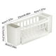 thumbnail image 3 of Porta esponjas auto drenante beige organizador con cepillo, 3 of 6
