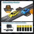 thumbnail image 2 of Slot Car Race Track Sets for Boys Kids,Battery or Electric Race Car Track with 4 High-Speed Slot Cars and 2 Hand Controllers,Dual Racing Game Lap Counter Circular Ove, 2 of 6