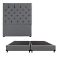 thumbnail image 1 of Box Base Cama King Size + Cabecera Capri Gris, 1 of 8