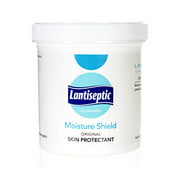 Lantiseptic Moisture Barrier Cream for Incontinence 2 Pack - 50% Lanolin Enriched Skin Protectant Paste - Treats and Protects Dry Irritated Chaffed Skin - 12 oz. Jar - by DermaRite
