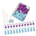 thumbnail image 4 of KLKCMS Crochet Stitch Markers Creative Crochet Clips for Weaving Sewing Accessories Blue, 4 of 9