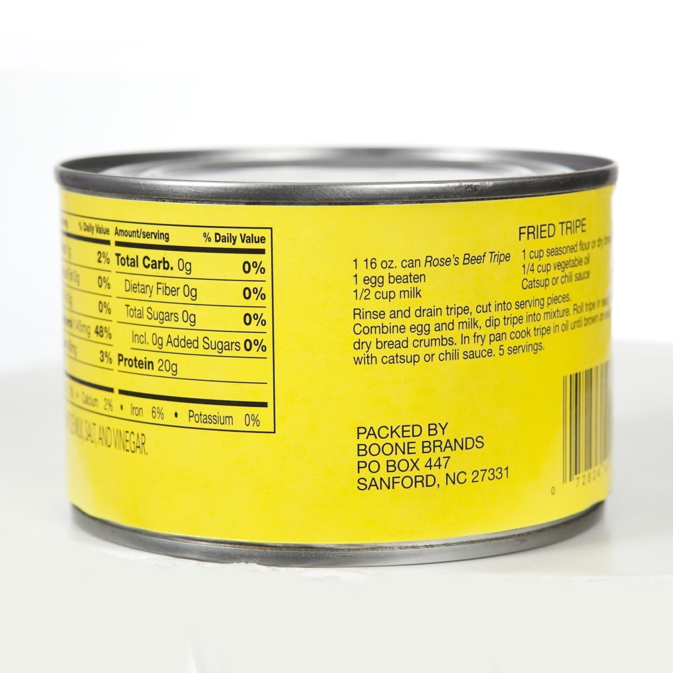 (2 pack) Rose Brand Beef Tripe with Milk, 16 oz Can