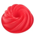 thumbnail image 1 of Wweixi Spiral Shape Cake Mold Handmade Mould Tray Bread Bakeware Jelly Bakery Tools Kitchen Home Tools Party Accessories, 1 of 8