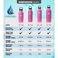 thumbnail image 2 of 24oz (Fluid Ounces) Standard Mouth Hydro Cell Stainless Steel Water Bottle Fuchsia, 2 of 3