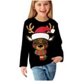 thumbnail image 5 of Bnwani Christmas Long Sleeve Toddler Shirts Boys Crew Neck Tops 3-4t, 5 of 6