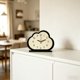 thumbnail image 4 of Cloud Shaped Wooden Desk Clock Silent Non Ticking Minimal Table Clock With Stand For Youth Bedroom Bedroom Office Home Decor, 4 of 6