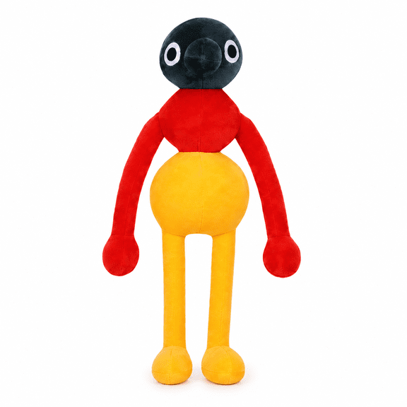Big Walk Plush, 25cm Colorful Long Leg Character Plush Doll, Soft Quirky Collectible Plushie for Desk Shelf Sofa Room Decor, Gift for Plush Collectors