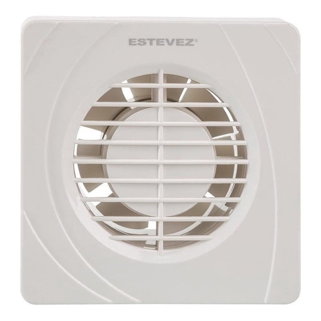 Estevez Extractor de Aire de 6 ¨Pulgadas con Rejilla Frontal Para Baño, Cocina o Pared