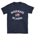 thumbnail image 1 of Woodward Oklahoma Patriot Men's Cotton T-Shirt, 1 of 1