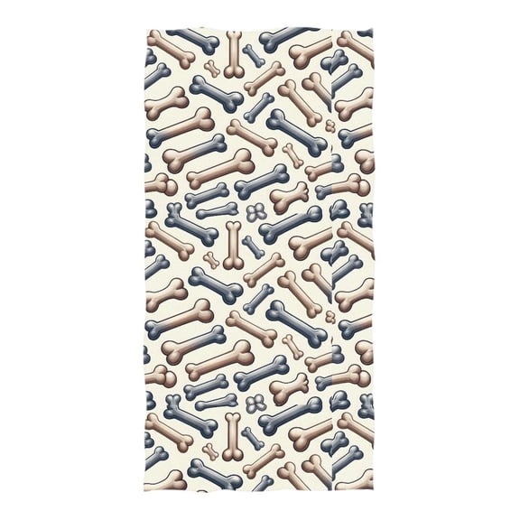 Oversized Beach Towel Extra Large Absorbent Microfiber Bath Towels Soft Quick Drying Dog Bone 74"x37"