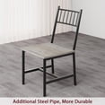 thumbnail image 4 of Soonbuy 4 Person Dining Set, with Wine Rack, Gray, 4 of 8