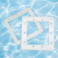 thumbnail image 2 of Swim Central Hydrotools Swimming Pool Skimmer Face Plate and Butterfly Gasket - 8.25" - White, 2 of 5