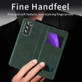 thumbnail image 4 of Allytech Flip Cover Case for Samsung Galaxy Z Fold 2, Premium PU Leather Buiness Type Cover with Visual Window Shockproof Full Protective Case Cover for Samsung Galaxy Z Fold 2 - Darkgreen, 4 of 7
