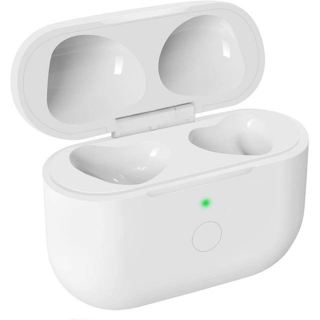 Funda de carga de repuesto para AirPods inalámbrica de tercera generación, blanca